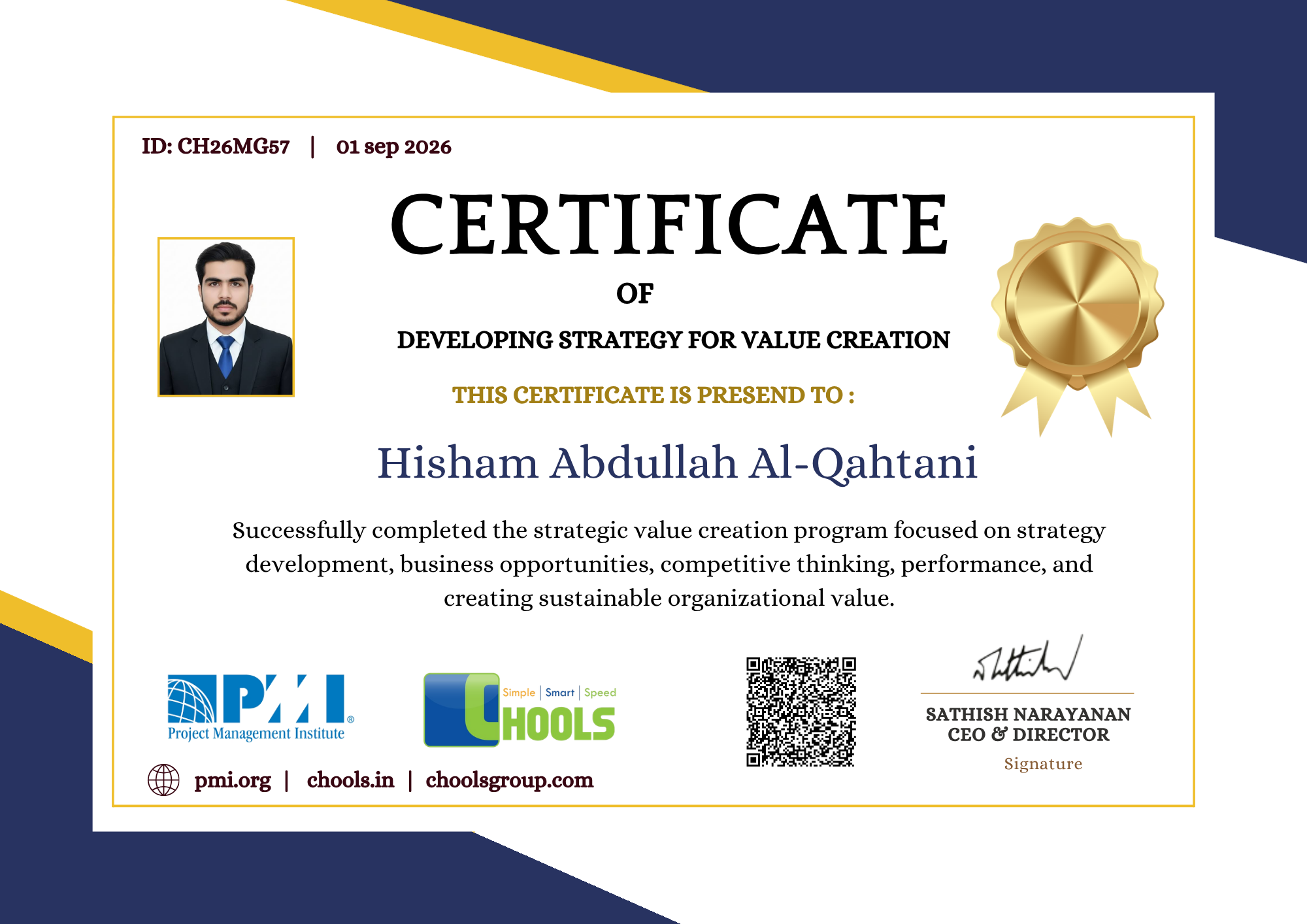 Management Programs Certificate